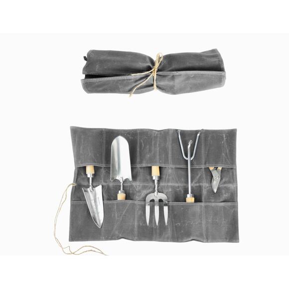 Waxed Canvas Garden Tool Pouch - Picture 1 of 4